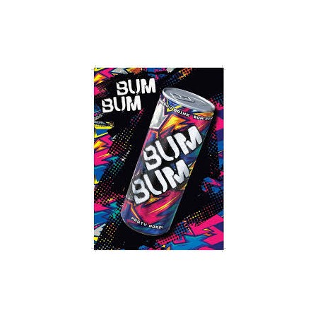 BUM BUM ENERGY DRINK 250ML X 24 PZ