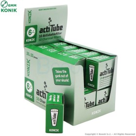 ACTITUBE FILTRI AL CARBONE KONIK 6MM - 20 X 10 PZ