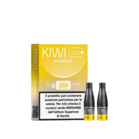 KIWI GO + POD - BANANA ICE 0 (2 PEZZI)