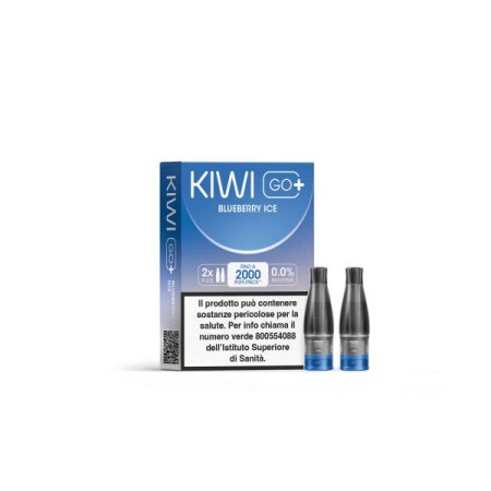 KIWI GO + POD - BLUEBERRY 0 (2 PEZZI)
