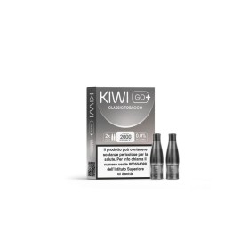 KIWI GO + POD - CLASSIC TOBACCO 0 (2 PEZZI)
