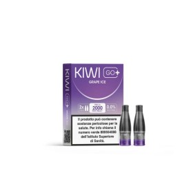KIWI GO + POD - GRAPE ICE 0 (2 PEZZI)