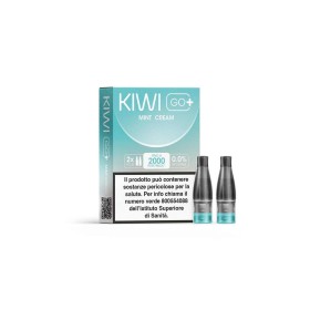 KIWI GO + POD - MINT CREAM 0 (2 PEZZI)