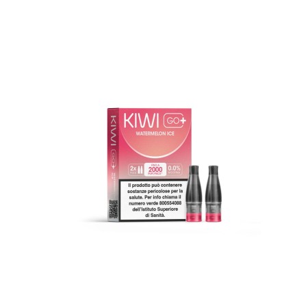 KIWI GO + POD - WATERMELON ICE 0 (2 PEZZI)