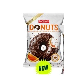 DONUT ARANCIO E CIOCCOLATO 60G x 18 PEZZI - ZANIBONI