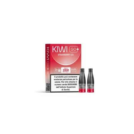 KIWI GO + POD - STRAWBERRY ICE 0 (2 PEZZI)