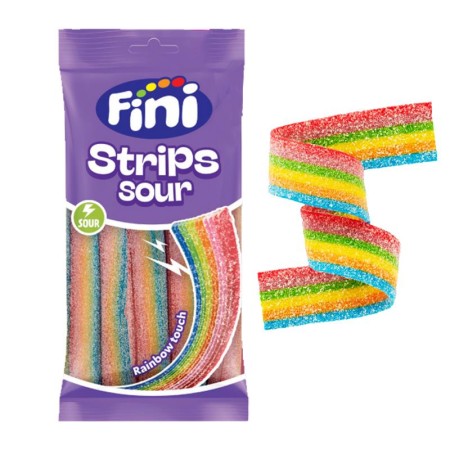 FINI STRIPS 6 COLORI SOUR BUSTINA DA 90 GR. BUSTA SINGOLA