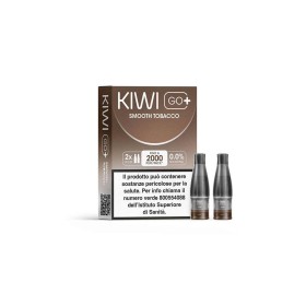 KIWI GO + POD - SMOOTH TOBACCO 0 (2 PEZZI)