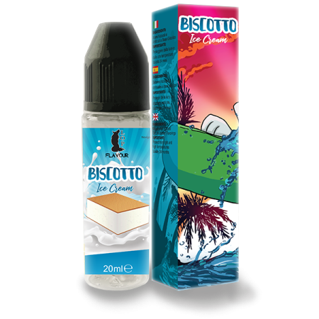 LOP FLAVOUR BISCOTTO ICE CREAM  20 ML IN BOTTLE OF 60 ML -PROMO-
