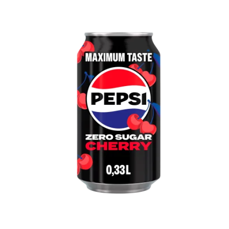 PEPSI MAX CHERRY 330ML 24 LATTINE