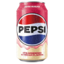 PEPSI STRAWBERRY & CREAM ZERO SUGAR 330ML 24 LATTINE