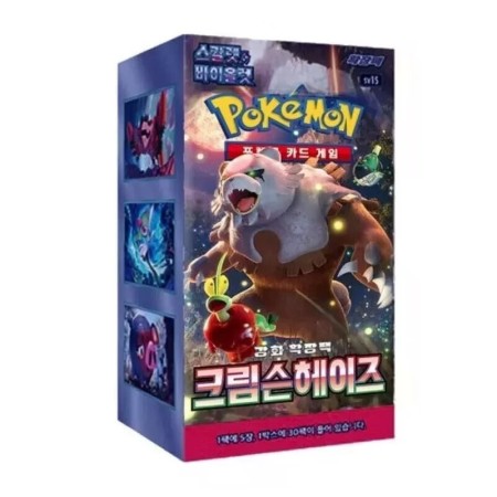 BOX CRIMSON HAZE sv5a - ( CONFEZIONE SIGILLATA DA 30 BUSTINE X 5 CARTE ) POKEMON  COREANO