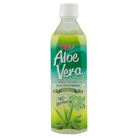 ALOE VERA 40% LIME DRINK 500ML x 24 pezzi -promo- scad. 08/06/26