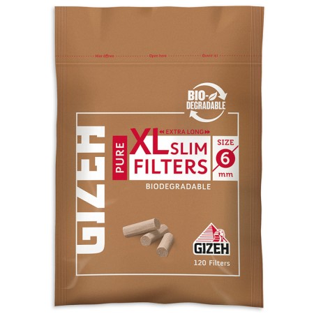 GIZEH FILTRI PURE BAG 6MM XL 10X120