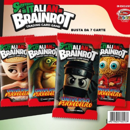 SKIFIDOL ITALIAN BRAINROT CARTE SERIE ALPHA 7 CARTE X 24 PZ