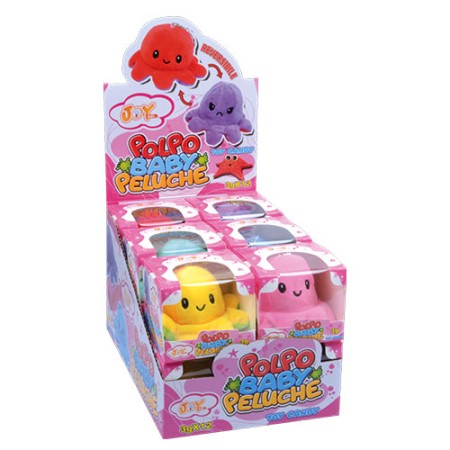 JOHNY BEE POLPO BABY PELUCHE CONF. 3g x 12pz - cod.695