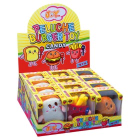 JOHNY BEE BURGER TOY PELUCHE CONF. 3g x 12pz - cod.701