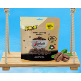 SEGAFREDO MILK BOMBS COCOA COATED BEANS 22GR X 20 PZ