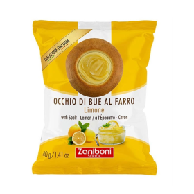Occhi di Bue al Farro: LIMONE (cartone da 26 pezzi) 40G - ZANIBONI