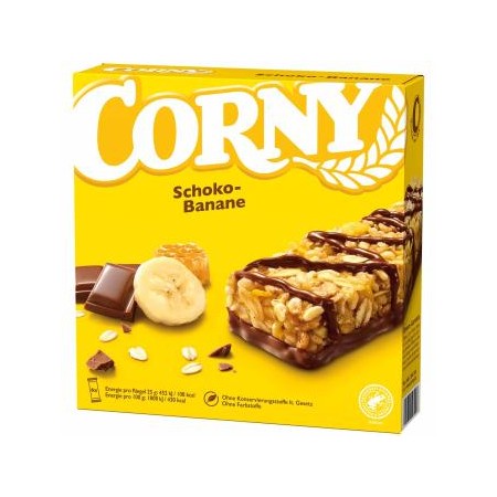 CORNY BARRETTA CHOCO BANANA 25GR X 6 PEZZI - DB