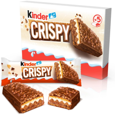KINDER CRISPY BARRETTA FERRERO 25 PEZZI x 34 GR
