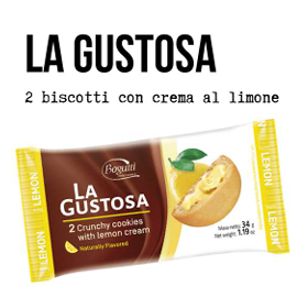 LA GUSTOSA crema AL LIMONE (cartone da 40 pezzi) 34G - ZANIBONI