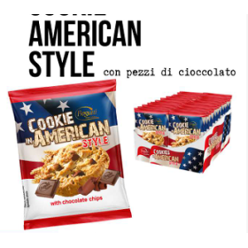 COOKIE IN AMERICAN STYLE (cartone da 24 pezzi) 22G - ZANIBONI