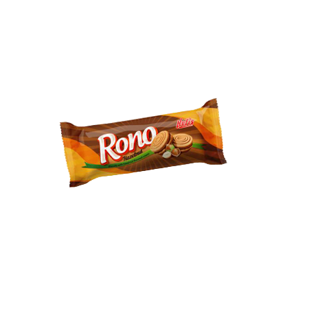 RONO biscotti farciti NOCCIOLA (cartone da 12 pezzi) 45G - ZANIBONI