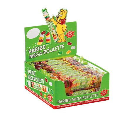 HARIBO MEGA ROULETTE SOUR INCARTATO SINGOLARMENTE 40 PEZZI