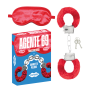 Agente 69 Kit mascherina più manette pelose