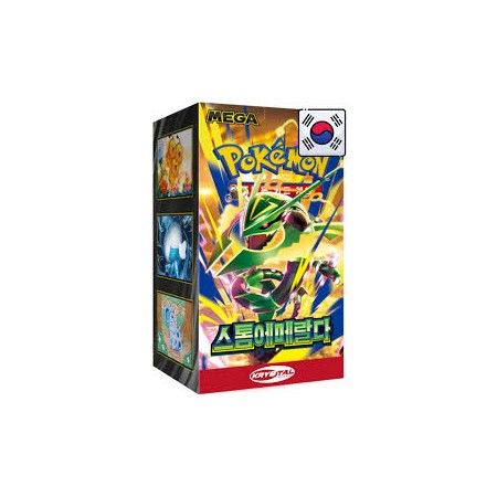 BOX STORM ESMERALD M6 - ( CONFEZIONE SIGILLATA DA 30 BUSTINE X 5 CARTE ) POKEMON  COREANO