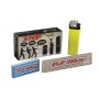 POP FILTERS COMBI-POP KING SIZE SLIM ITALIA SILVER LINE E FILTRI IN CARTA - 32 CARTINE LUNGHE + 32 FILTRI IN CARTA