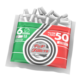 POP FILTERS FILTRI 6MM SPUGNA 40PZ X 50 UNITA' X DISTRIBUTORE