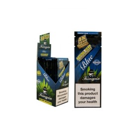 Kingpin 4x Blunt in Canapa - Blue (Confezione 25 buste)