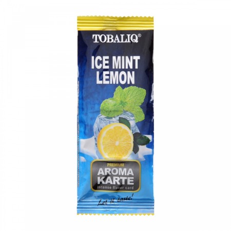 TOBALIQ Aroma Card Ice Mint Lemon 25 pezzi