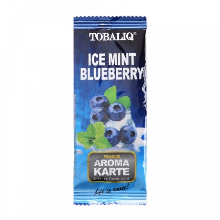 TOBALIQ Aroma Card Ice Mint Blueberry 25 pezzi