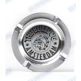 POSACENERE THE BULLDOG IN ALLUMINIO COLORE SILVER art.003404