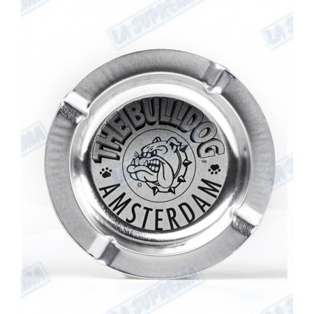 POSACENERE THE BULLDOG IN ALLUMINIO COLORE SILVER art.003404