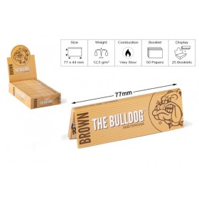 CARTINA THE BULLDOG ECO BROWN 1.1/4 CONF. 25 LIBRETTI DA 50 CARTINE