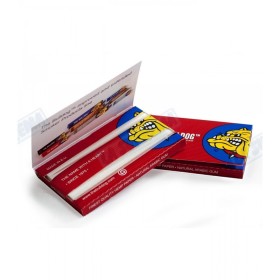 CARTINA THE BULLDOG CORTA DOPPIA ROSSA CONF. 25 LIBRETTI DA 100 CARTINE