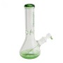 ATOMIC Glass Bong 9mm 30cm Clear + Green art.0212638