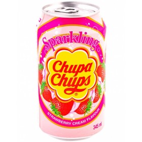 BEVANDA CHUPA CHUPS SPARKLING GUSTO FRAGOLA LATTINA 345ML CARTONE 24 PZ. -promo- scad. 22/06/26
