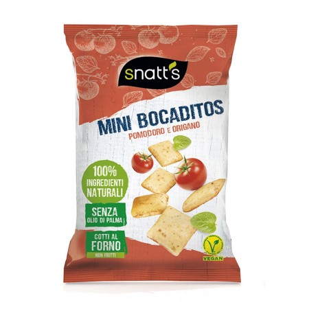 SNATT'S MINIBOCADITOS POMODORO E ORIGANO 35GR X 30 PEZZI - ZANIBONI