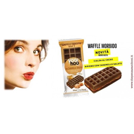 YOOHOO WAFFLE AL CARAMELLO SALATO PEZZI 12 - ZANIBONI