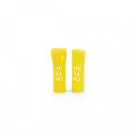 MURANO TIPS CONFEZIONE 2 PEZZI GIALLO