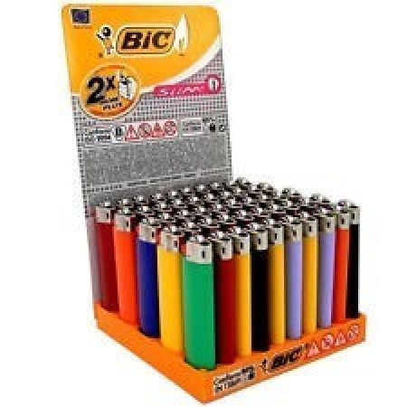 Bic Maxi J21 Grande Fantasia Decorazioni Box Da 50 Accendini