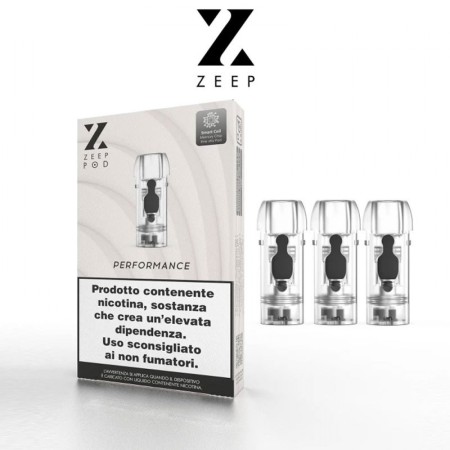 ZEEP 2 TRASPARENTE MESH POD RICAMBIO 1.0OHM ZEEP 3 PEZZI