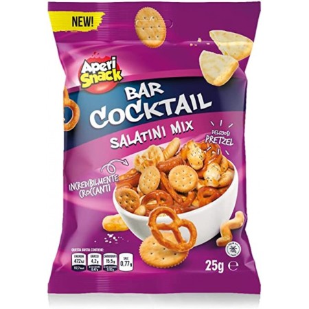 APERISNACK BAR COCKTAIL 25 GRX 20 PEZZI EXPO- promo- scad. 09/07/26