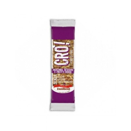 CRO! CROCCANTE ARACHIDI E FRUTTI ROSSI 30GR X 24 PEZZI