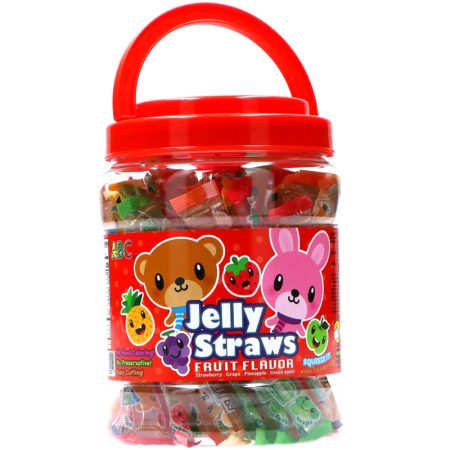 JELLY - ABC Bear and Bunny Jelly Straw jar gusti assortiti 800 gr